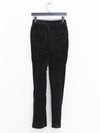 OUDE WAAG 25 autumn and winter washed elastic stitching flared pants OW-OW-25AW-PT07C1BL900-HEI black